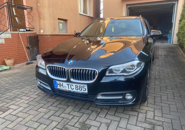 BMW Seria 5 cena 62500 przebieg: 247000, rok produkcji 2015 z Pieńsk małe 529